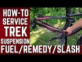 How to overhaul your suspension and silence your creaky mountain bike  jamesthebikeguy trek fuel ex