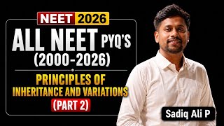 ALL NEET PYQ'S(2000-2026) Principles of inheriatnce and variations / Part 3