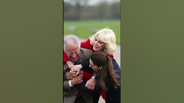 King Charles, Camila between Catherine fighting!#royalfamily #kingcharles #katemiddletion