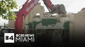 Demolition underway for South Florida strip mall 6 months after explosion
