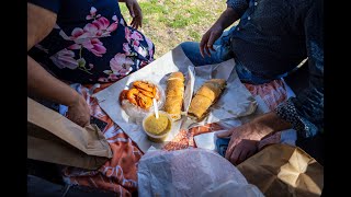 Eating with Ian on the bayou with food from a New Orleans neighborhood seafood joint