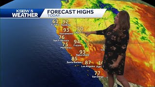 Sunny and warmer today, tomorrow will be hotter