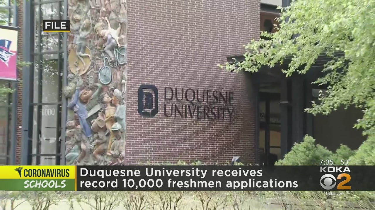 Duquesne Univ. Receives Record 10,000 Freshman Applications - YouTube