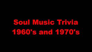 Soul Music Trivia 2022
