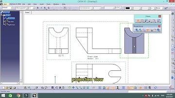 Front,projection,isometric,advanced front views in Drafting.
