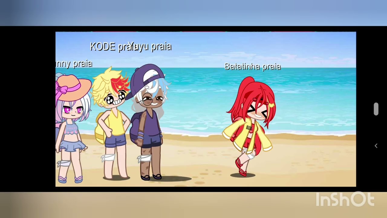 Turma da batatinha na praia 