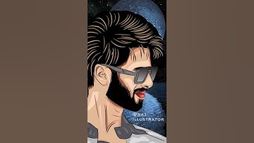 how to make vector art #short