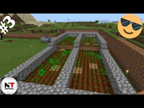 Making an automatic food farm in minecraft ||part:-3||By Noobtube