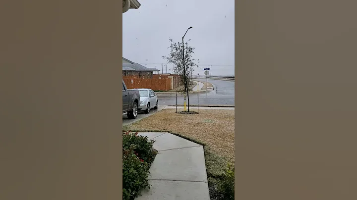 Snow falling Georgetown on Jan. 10