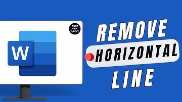 How to Delete Remove Horizontal Line MS Word 2016 in Windows 10 Store