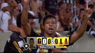 Gols Botafogo 4 x 0 Deportivo Quito - Libertadores 05/02/2014 - Globo HD