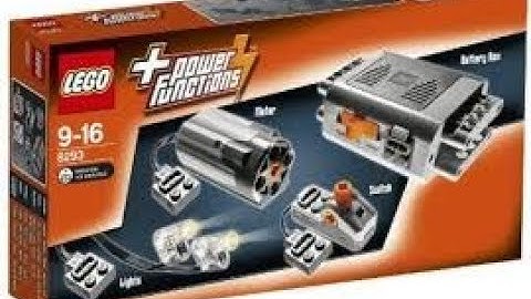 LEGO power functions 8293 Unboxing |part one