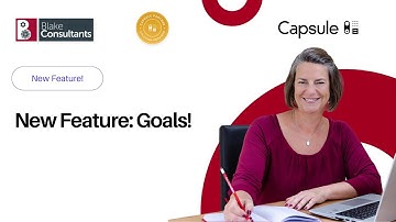 Capsule CRM - New Feature: Goals!