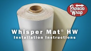 How To Install Whisper Mat HW Sound Control & Moisture Resistant Membrane for Wood Floors screenshot 5