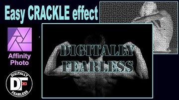Easily create an interesting crackle effect in this Affinity Photo Tutorial