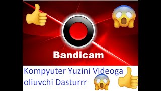 BandiCamni ishlatish  kompyuter yuzini videoga olish / Videotape the computer face #thebest_coder