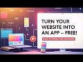 How to Convert Website into Android or iOS App for Free | Convert website into app