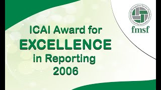 FMSF received award for Excellence in Reporting in 2006