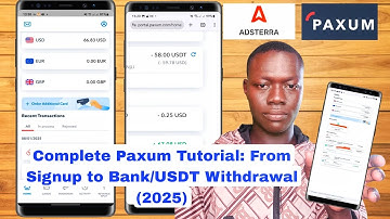 How to Create and Withdraw From Paxum in (Adsterra Payments Explained)