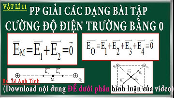 Phương pháp tìm vị trí cường độ điện trường tổng hợp triệt tiêu
