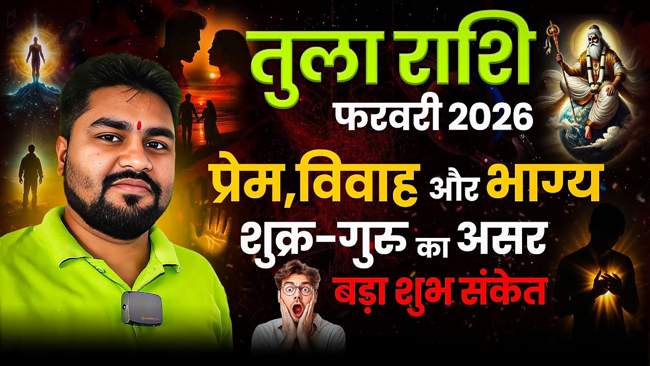Tula Rashifal February 2026 | तुला राशिफल फरवरी 2026 | प्रेम-विवाह और भाग्य | Dr Raja Mishra