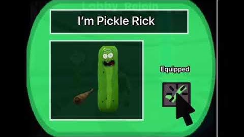 HOW TO GET THE SKIN (im pickle rick) IN PIGGY RP!