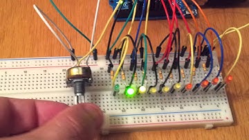 Projeto 6 - Efeito interativo de iluminação sequencial com LEDs