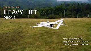CW100II Heavy Lift VTOL Drone | 12hrs Endurance and 25kg Payload