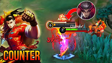 HOW I COUNTER YU ZHONG USING CHOU ! ONLY SKIN ENEMY 