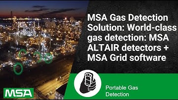 MSA Gas Detection Solution: World-class gas detection: MSA ALTAIR detectors + MSA Grid software