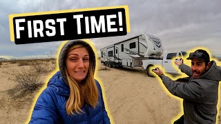 Toy Hauler Fifth Wheel Towing Tips || RV Lifestyle