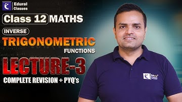 📚 Class 12 Maths: Inverse Trigonometric Functions | 5 Marks Questions | Complete Concepts + PYQs |L3