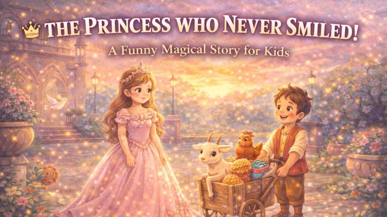 The Princess Who Never Smiled 👑 | Funny Kids Story About True Happiness ...