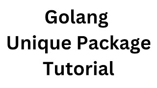 Golang Performance Optimisation: Unique Package Quick Example