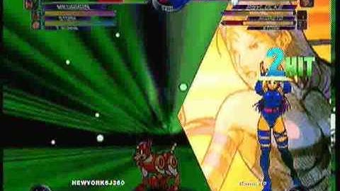 MvC2 Online (360): Josh 360 (MM/Storm/Tron) vs Brett (MSP) 20 .:11.26.09:.