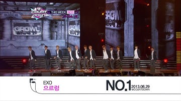 엠카운트다운 - M COUNTDOWN This Week No.1 - EXO "Growl" (2013.08.29.)