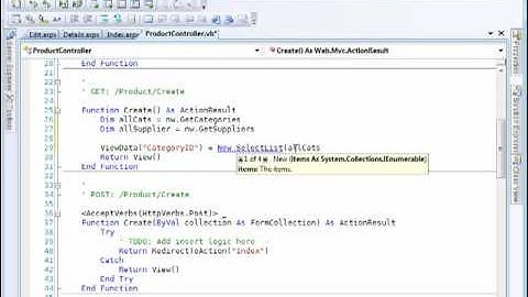 MVC TUTORIAL PART 5 : Adding Create part 1 1/2