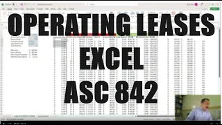 ASC 842 Operating Lease in Excel