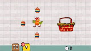 Logic Master 1 - Mind Twist Level 212 Solution | Put three eggs in the basket