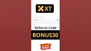 New Users Get 180 USDT Bonus on XT Exchange with Referral Code "BONUS30"