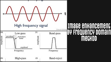 Image enhancement by frequency domain filter | High pass filter | Low pass filter | in DIP | RTU