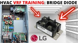 HVAC Training: How To Check Bridge Diode/Bridge Rectifier For VRF HVAC Systems (LG VRF Training)