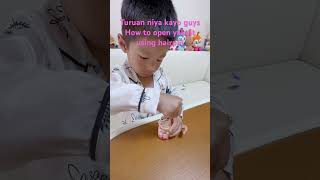 #shortsvedio how to open yakult using hairpin #ryochan ideas #shortsideas #technique