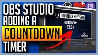how to put a count down timer for your stream obs studio