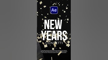 Make New Years Confetti Particles in After Effects