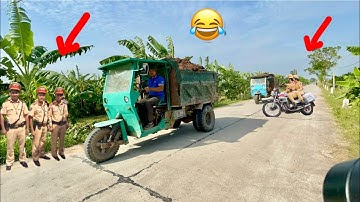 Dượt Đuổi Công Nông chở cát Cực căng | máy xúc komatsu xúc cát / Chasing the farmer