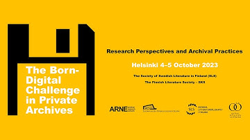 Seminar:The Born-Digital Challenge in Private Archives: Research Perspectives and Archival Practices