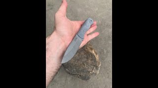 N.C. Custom - Flint PGK steel. Bushcraft series.