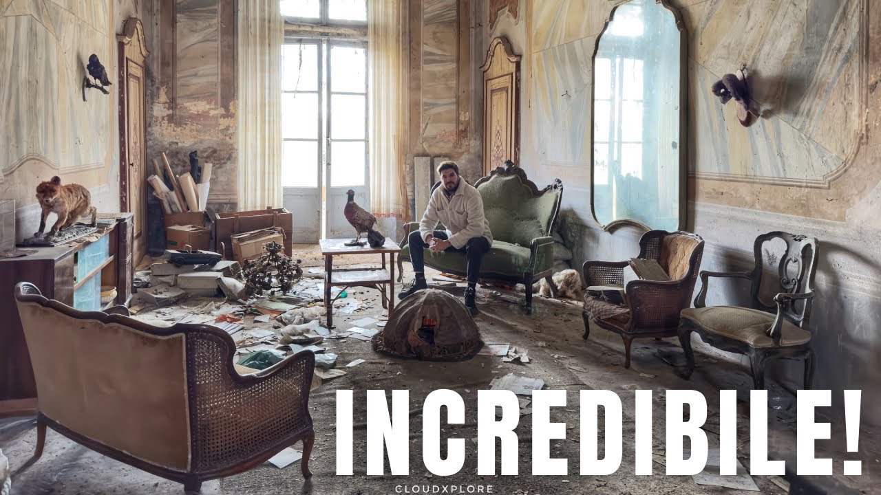 MAI MI SAREI ASPETTATO UNA STANZA SIMILE OLTRE LA PORTA DI QUESTA VILLA ABBANDONATA