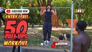 Entry Level 50 Pullups Workout | In [4K]